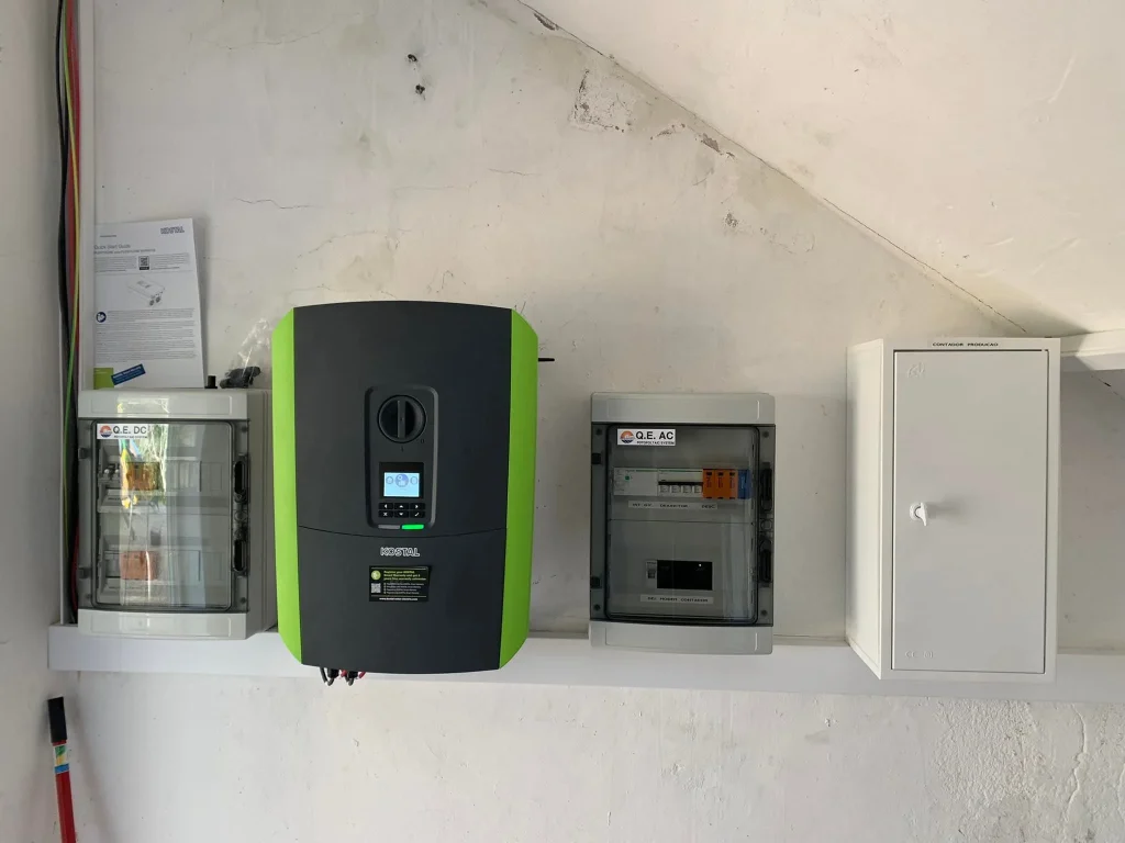 Solar Installation in Porches: 27 Sharp Panels with KOSTAL Plenticore Plus 8.5